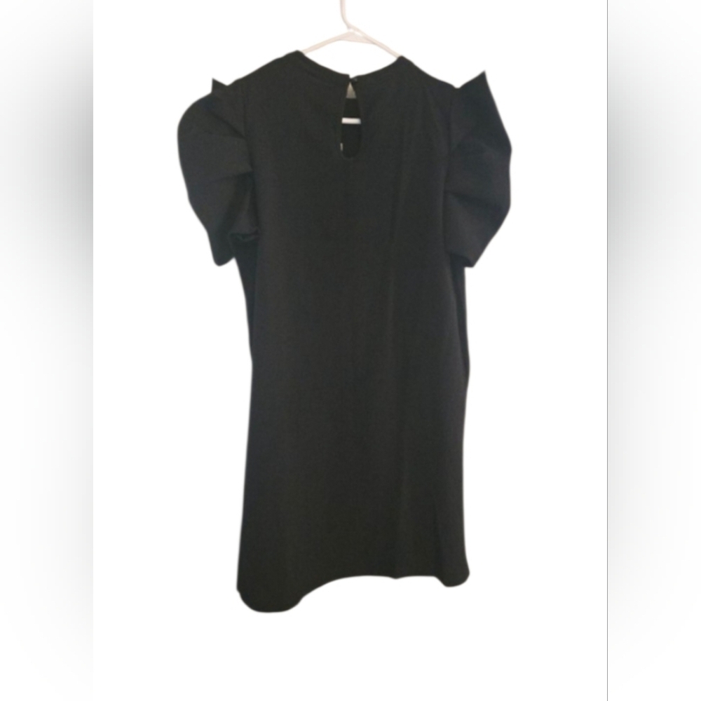 Women's Emory Rose Black Puff Sleeve Mini Dress L. NWT